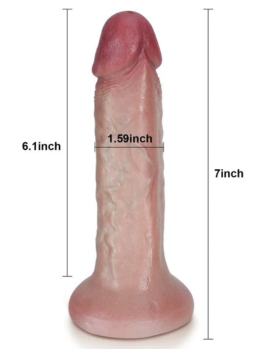 17.8 cm Realistisk Analdildo