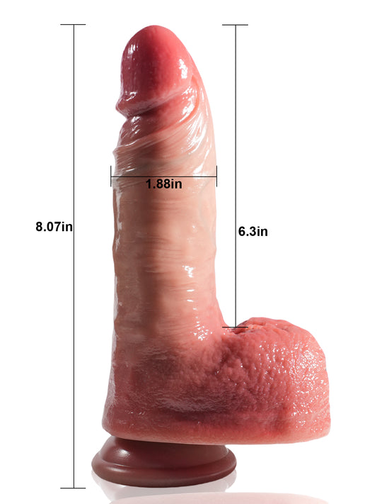 Realistisk Brun Analdildo-VD40-Flesh