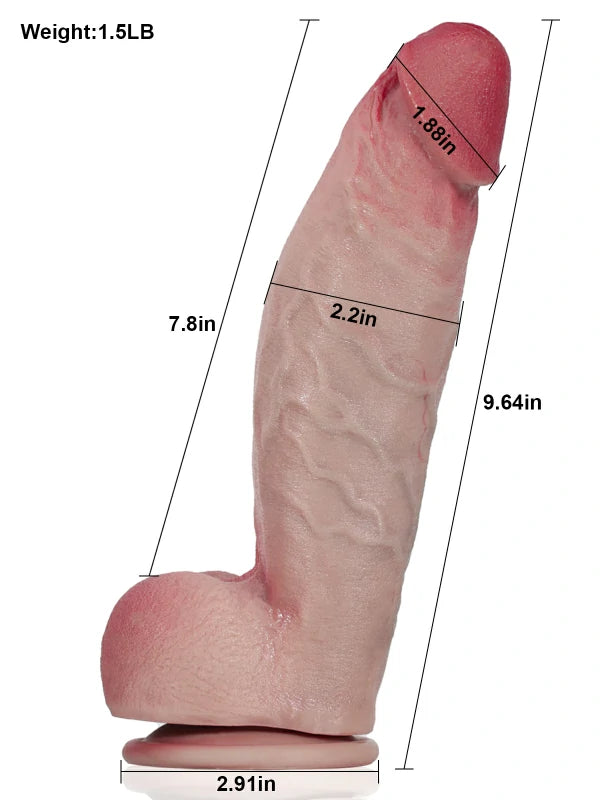Detaljerad Realistisk Dildo Sugpropp