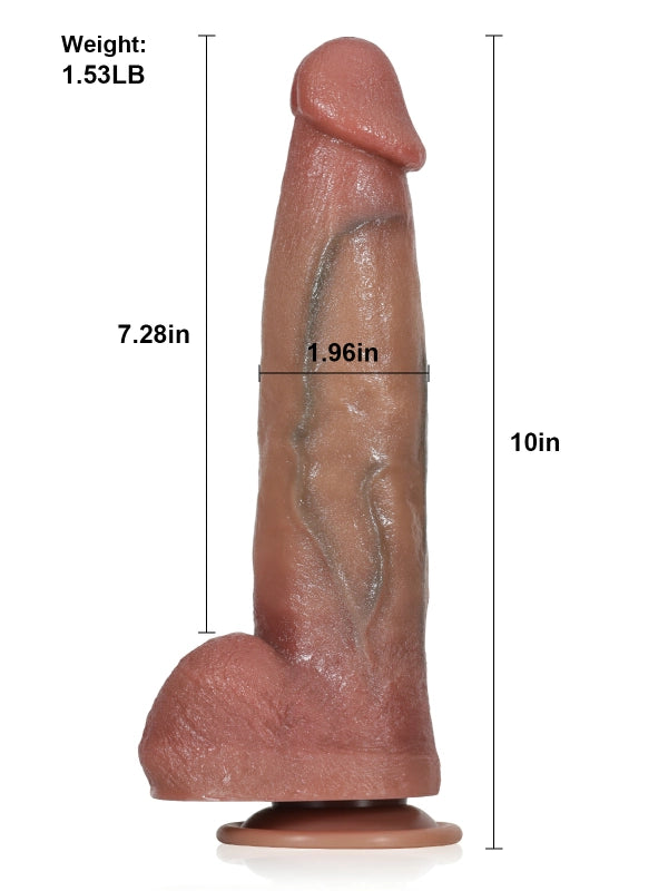 Stor Gravity Thrusting Dildo VD48-Flesh