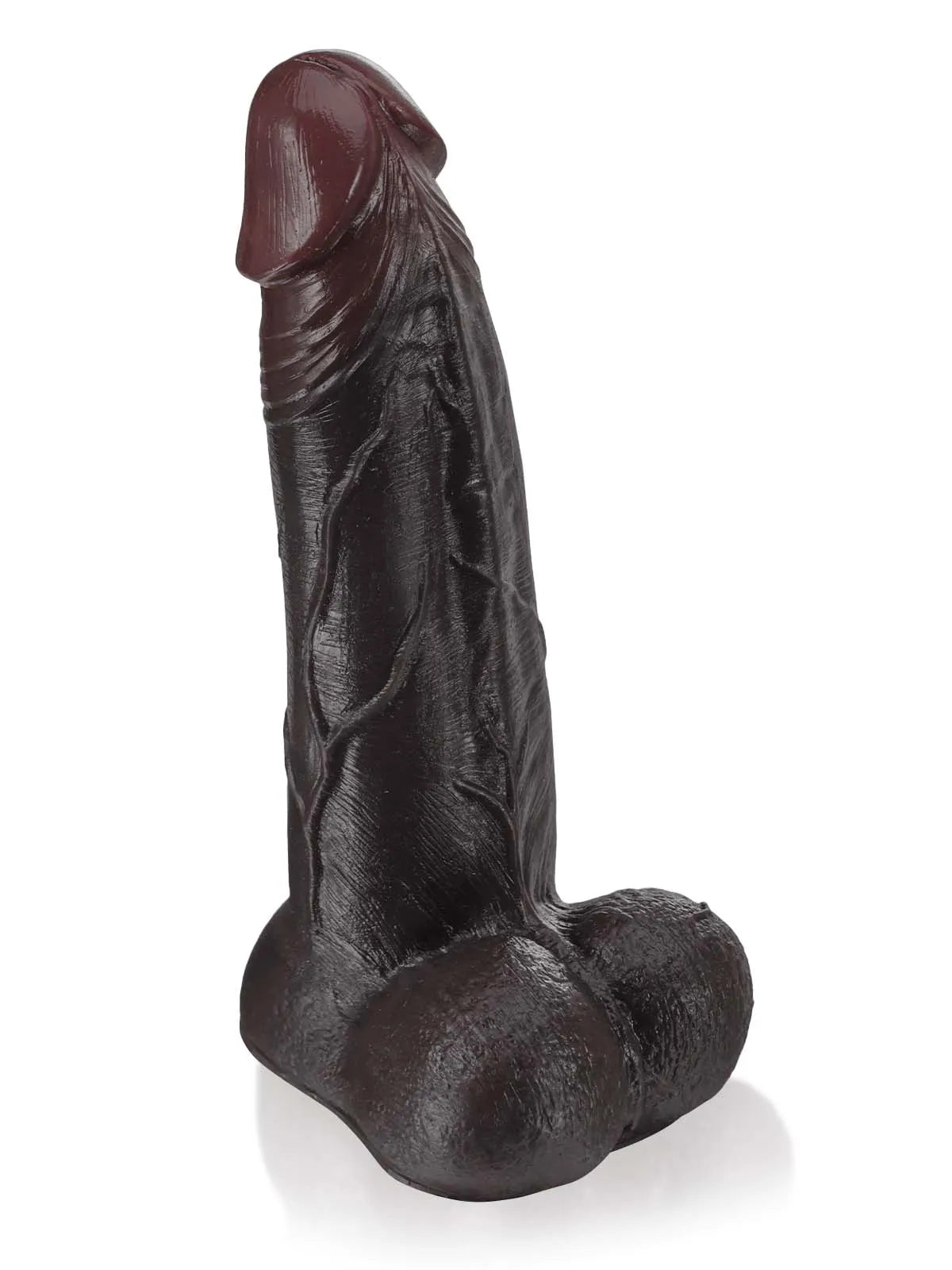 27,5 cm Realistisk Sliding Skin Dildo med Vac-U-Lock och Rörliga Testiklar