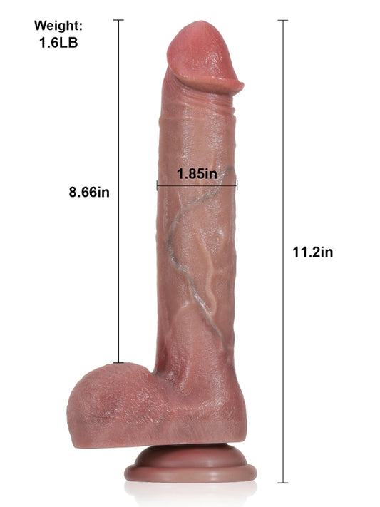 Thrusting Dildo VD47-Flesh