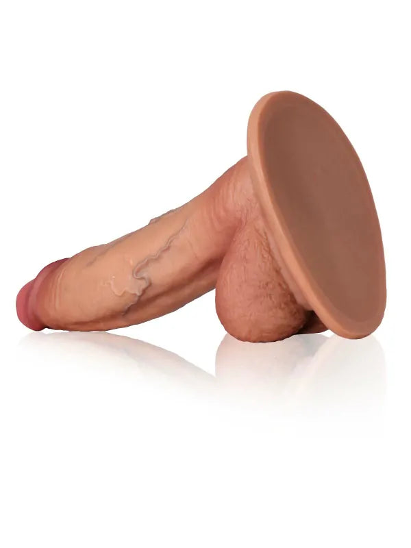 Brun Stor Dildo SID119-Brown-M