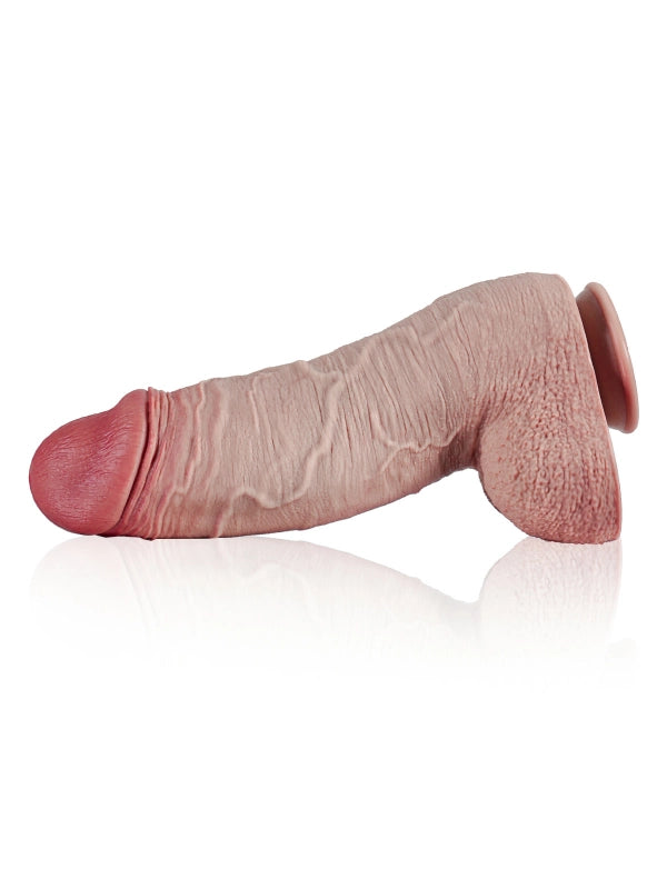 Extra Big Hudfärgad Dildo SID130-Flesh