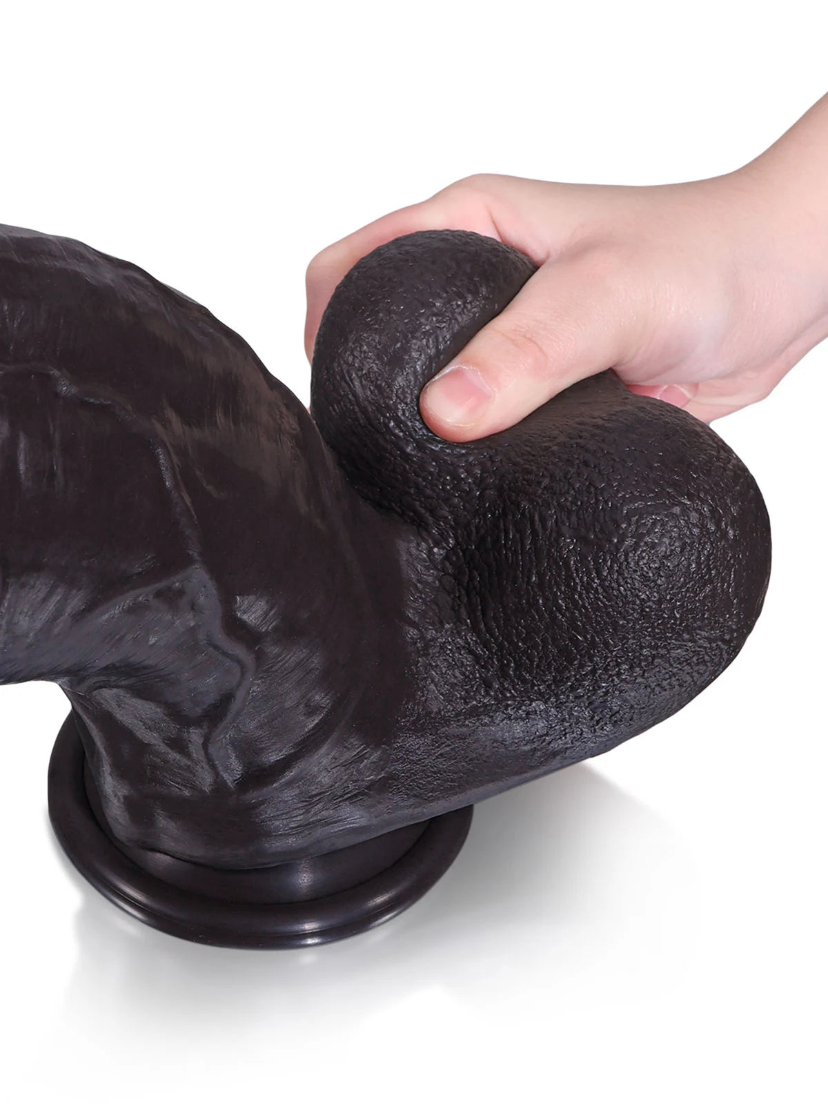 Austin: 28 cm XXL Dildo i Svart med 8,3 cm Diameter