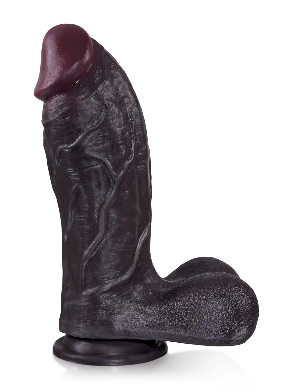 Austin: 28 cm XXL Dildo i Svart med 8,3 cm Diameter