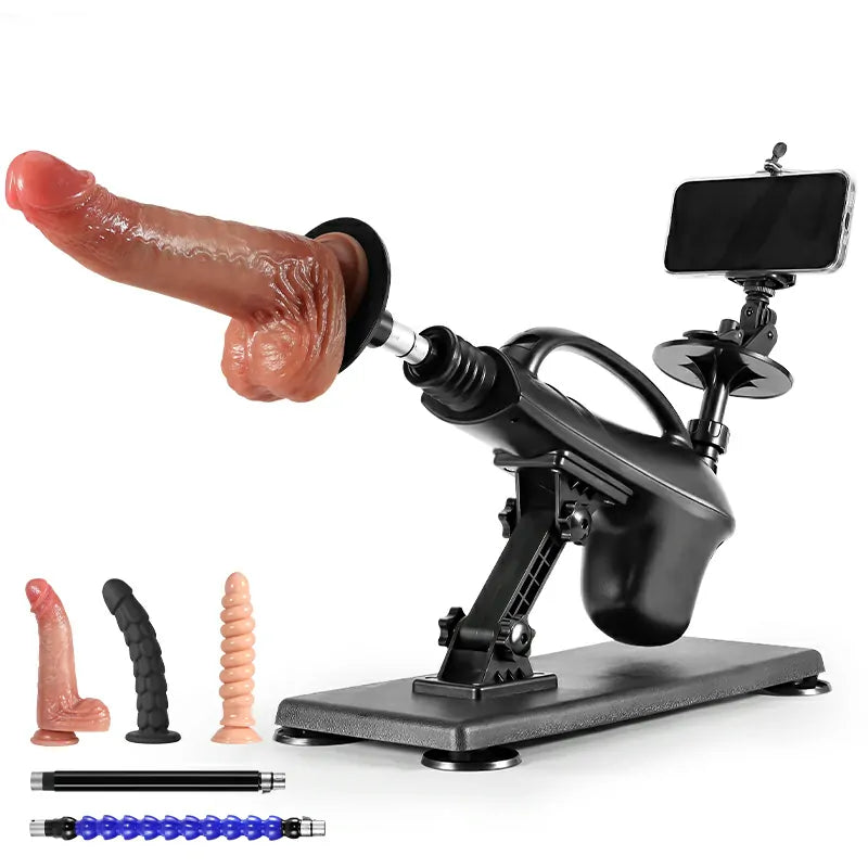 Automatisk Sexmaskin med Stötfunktion – Justerbar Hastighet & Vinkel