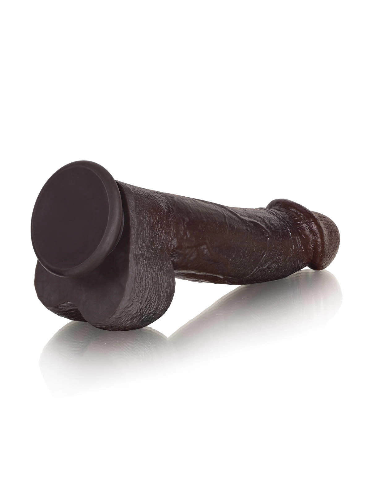 21,5 cm Böjd G-punkts Dildo i Svart | Metallkärna & Skulpterad Ryggrad