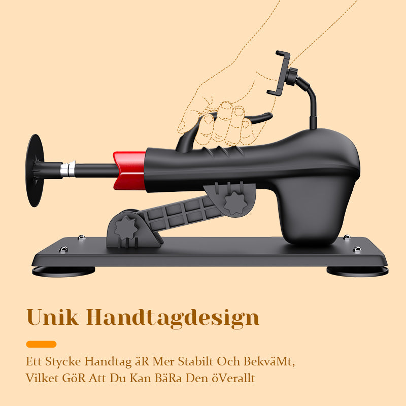 Dildo Maskin med Stötfunktion – Upp till 333 Stötar/Min, Mobilhållare
