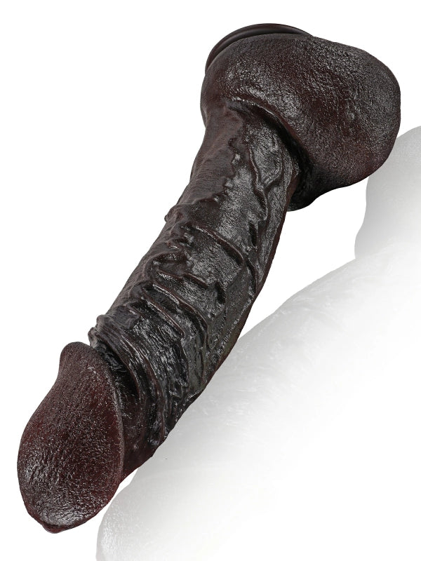 Realistisk Black stor dildo SID122-BLcak