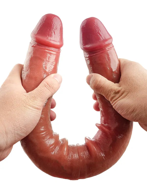 dubbeländad glidande huddildo-DO14