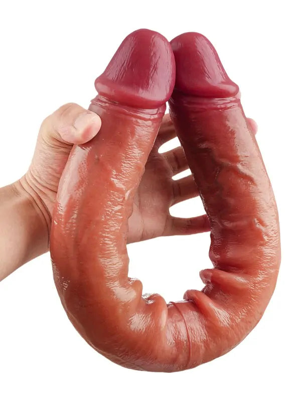 dubbeländad glidande huddildo-DO14