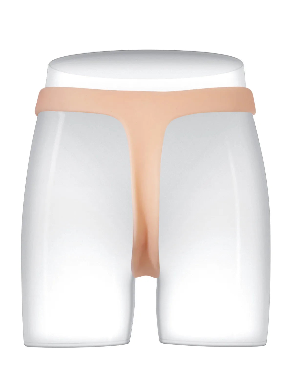 15 cm Ultratunn Silikon-Strap-On Dildo för Par