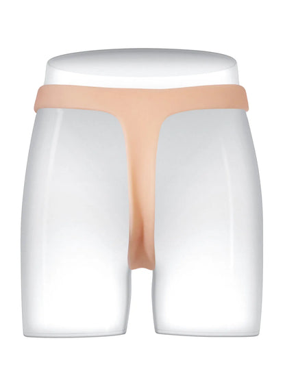 15 cm Ultratunn Silikon-Strap-On Dildo för Par