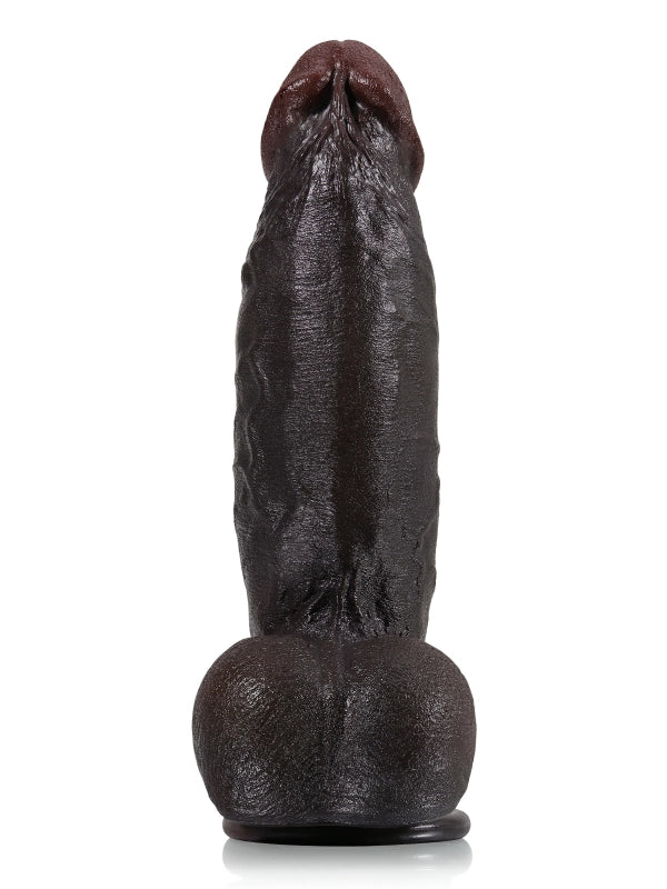 Böjd Svart Dildo SID77-Black