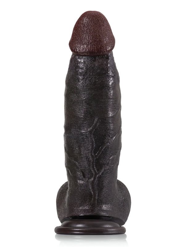 Böjd Svart Dildo SID77-Black