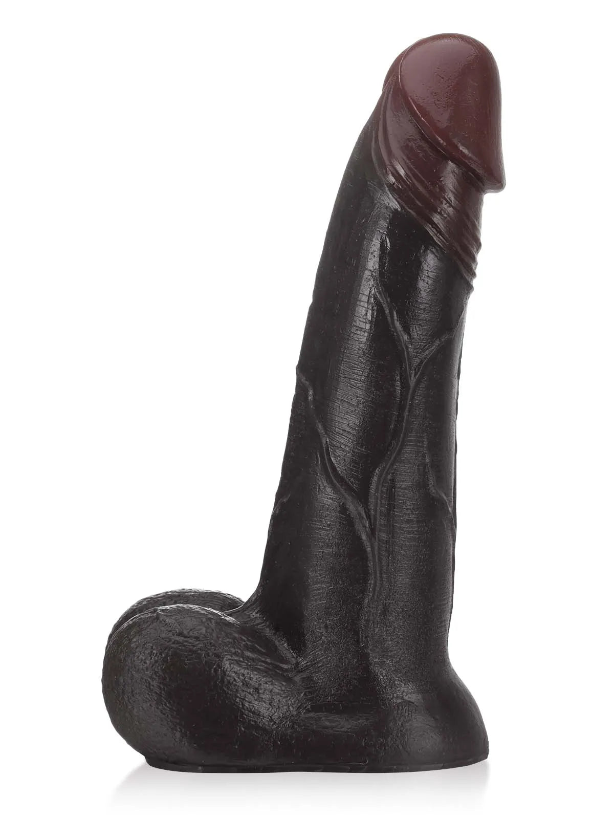 27,5 cm Stor Realistisk Dildo med Rörlig Hud, Testiklar och Vac-U-Lock-Fäste