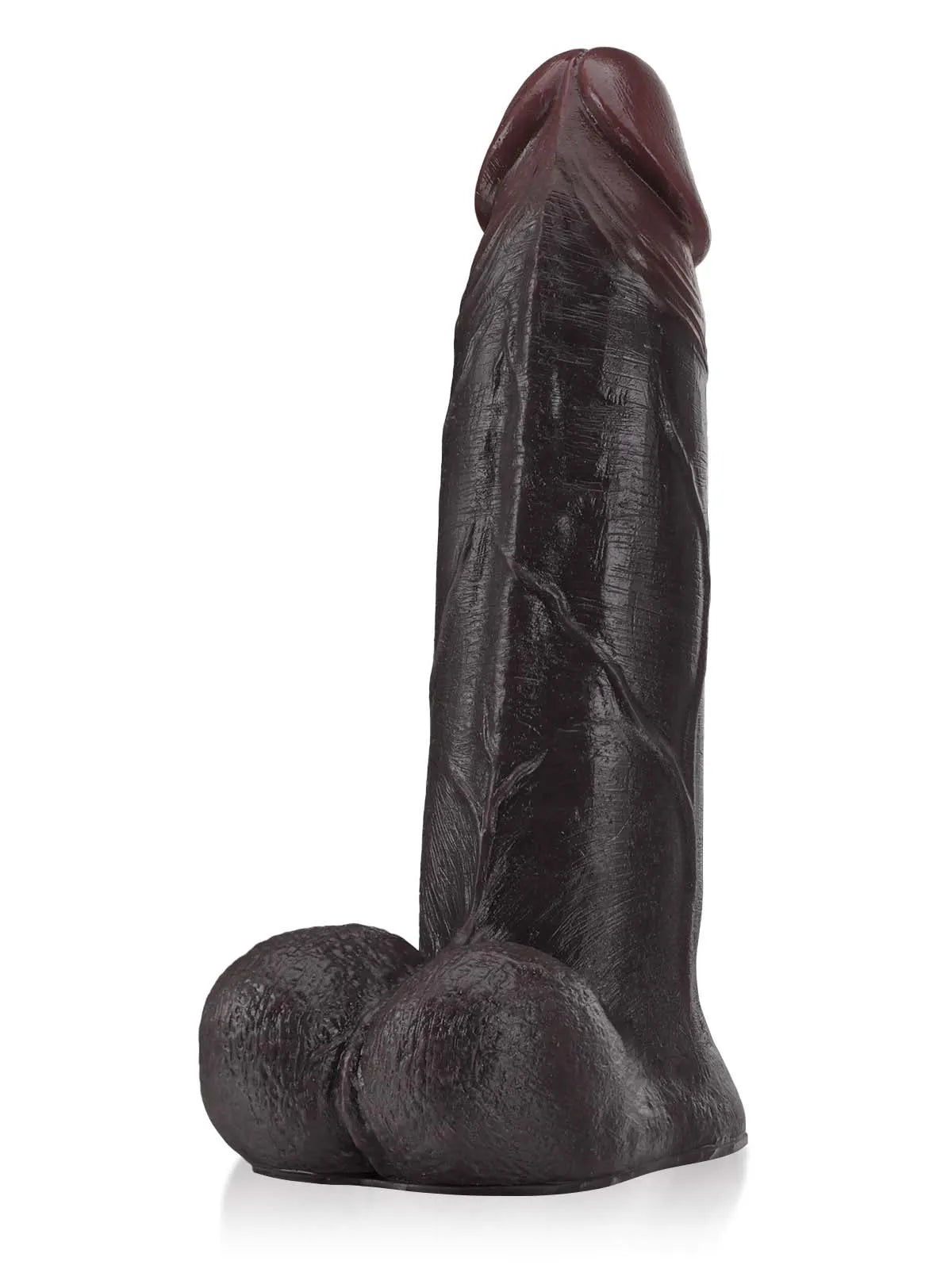 27,5 cm Stor Realistisk Dildo med Rörlig Hud, Testiklar och Vac-U-Lock-Fäste