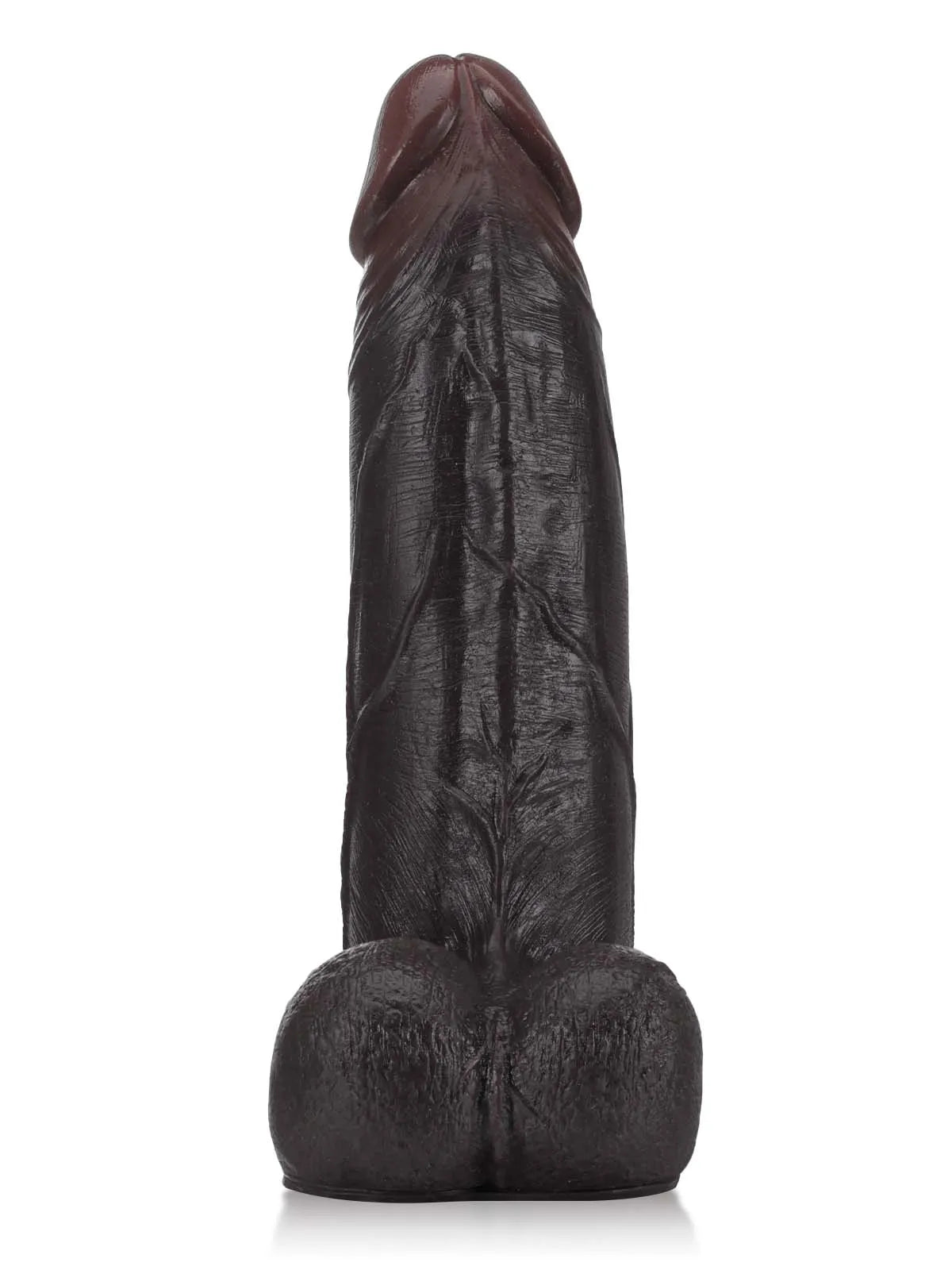 27,5 cm Stor Realistisk Dildo med Rörlig Hud, Testiklar och Vac-U-Lock-Fäste