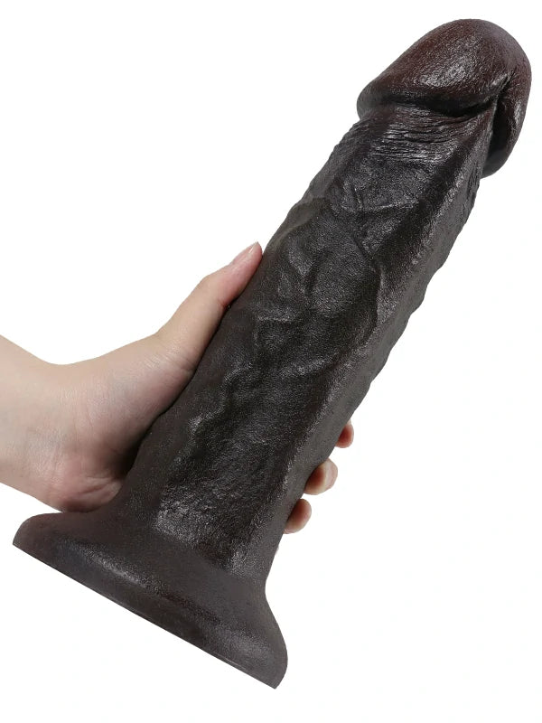 Svart Stor Realistisk Dildo