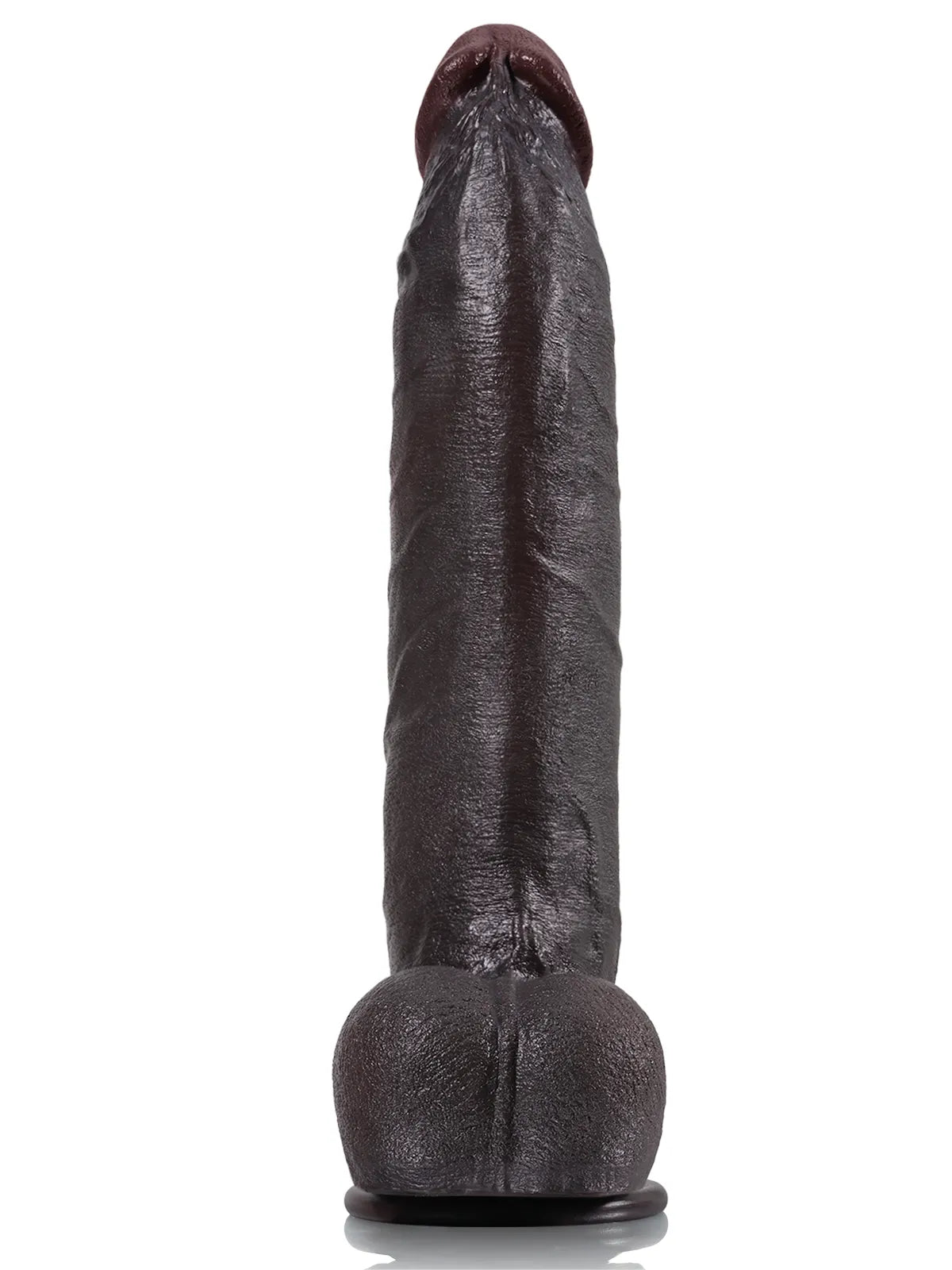 30,9 cm Stor Mjuk Realistisk Dildo med Böjbar Metallkärna