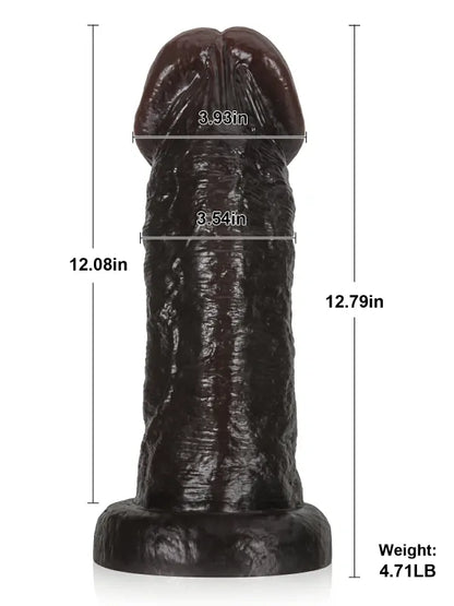 Extremt Enorm Anal Dildo-SID99-Black