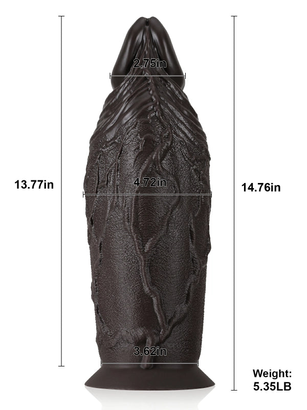 37 cm Mega Realistisk Anal Dildo med Sugpropp