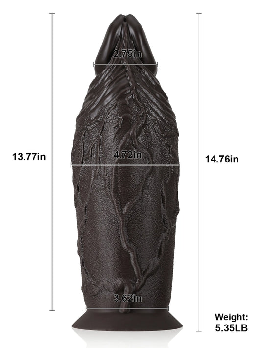 37 cm Mega Realistisk Anal Dildo med Sugpropp