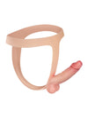 15 cm Ultratunn Silikon-Strap-On Dildo för Par