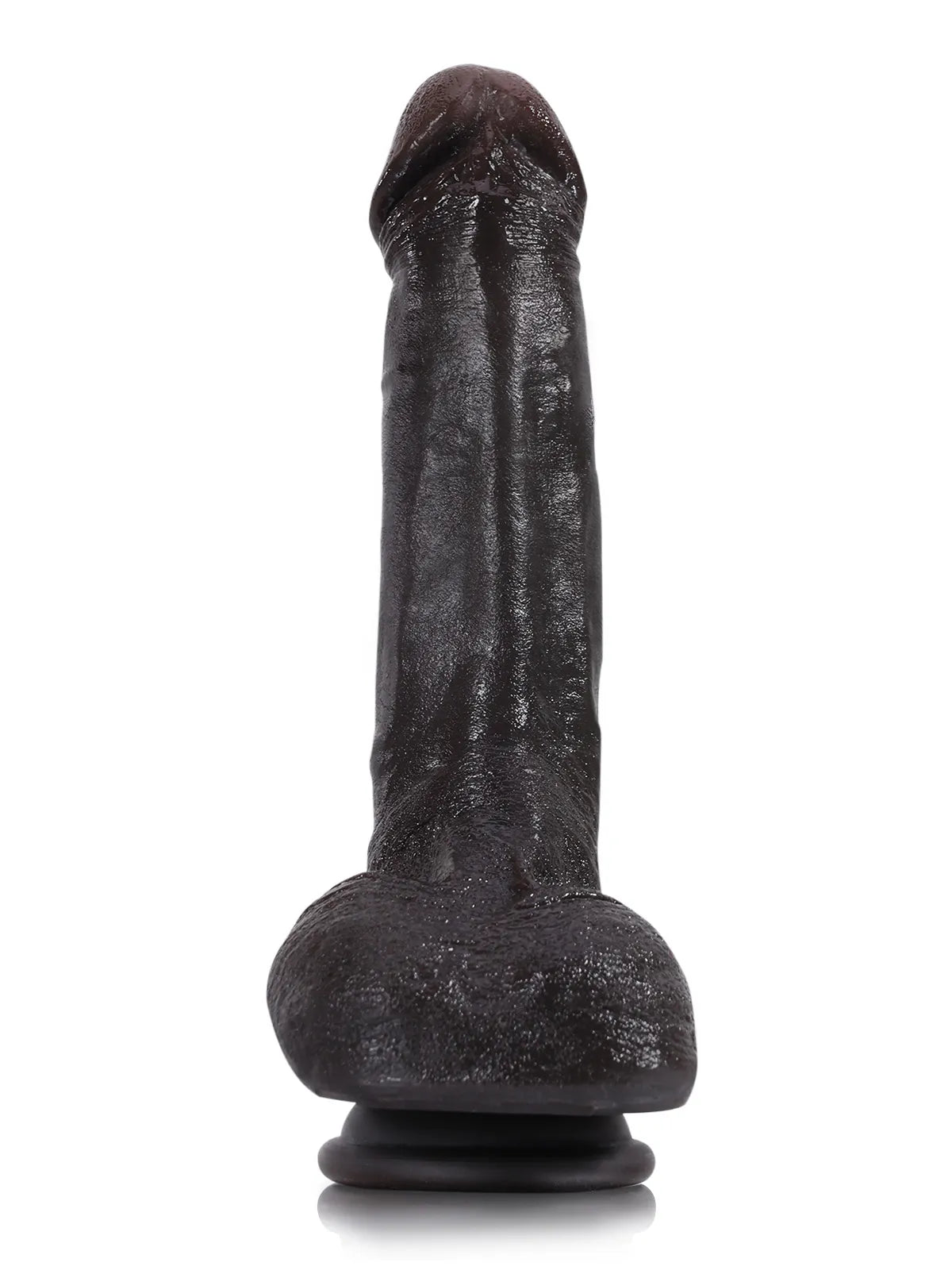20 cm Realistisk Mjuk & Flexibel Dildo i Silikon med Keel-Design