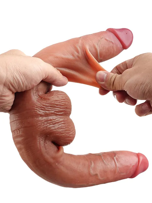 Icke-vibrerande enkel dildo utan realistisk design och utan lägesval