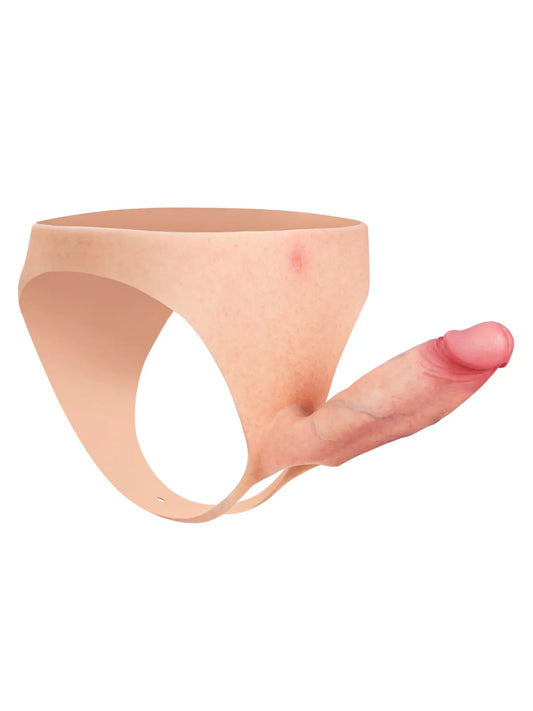 Ihålig Strap-On med Förlängning - Bekväm Penis Sleeve för Extra Stöd