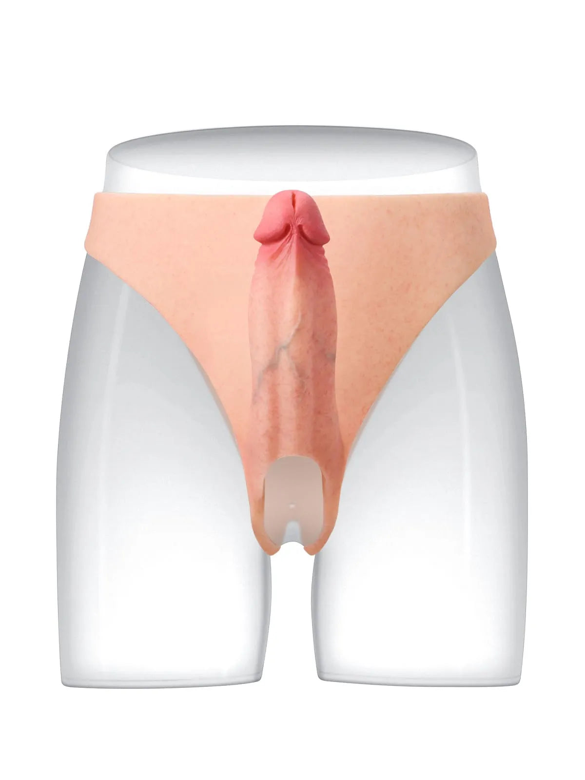 Ihålig Strap-On med Förlängning - Bekväm Penis Sleeve för Extra Stöd