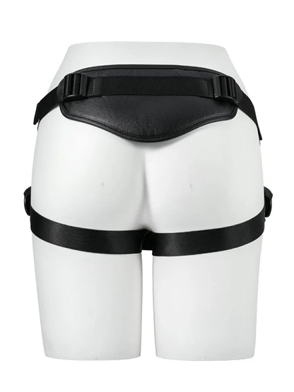 Läder-Sele för Strap-On med Justerbar Passform