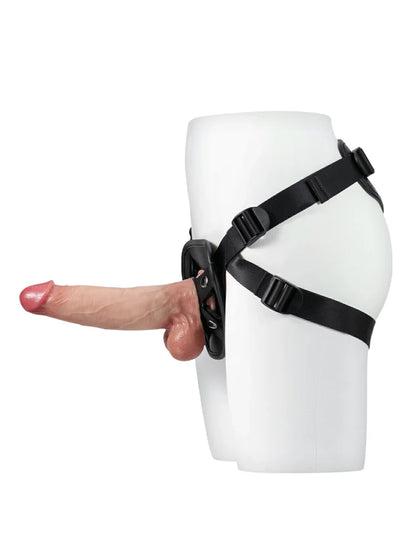 Läder-Sele för Strap-On med Justerbar Passform