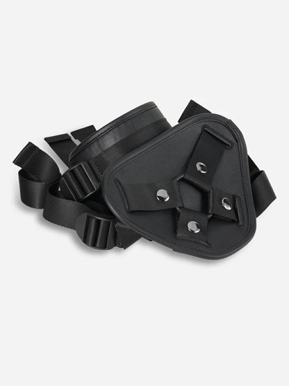 Läder-Sele för Strap-On med Justerbar Passform