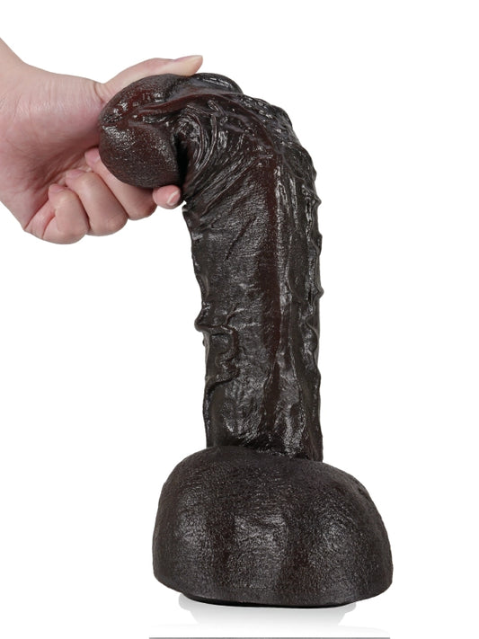 Realistisk Black stor dildo SID122-BLcak