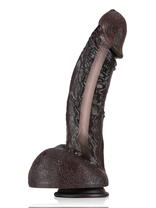 Realistisk Black stor dildo SID122-BLcak