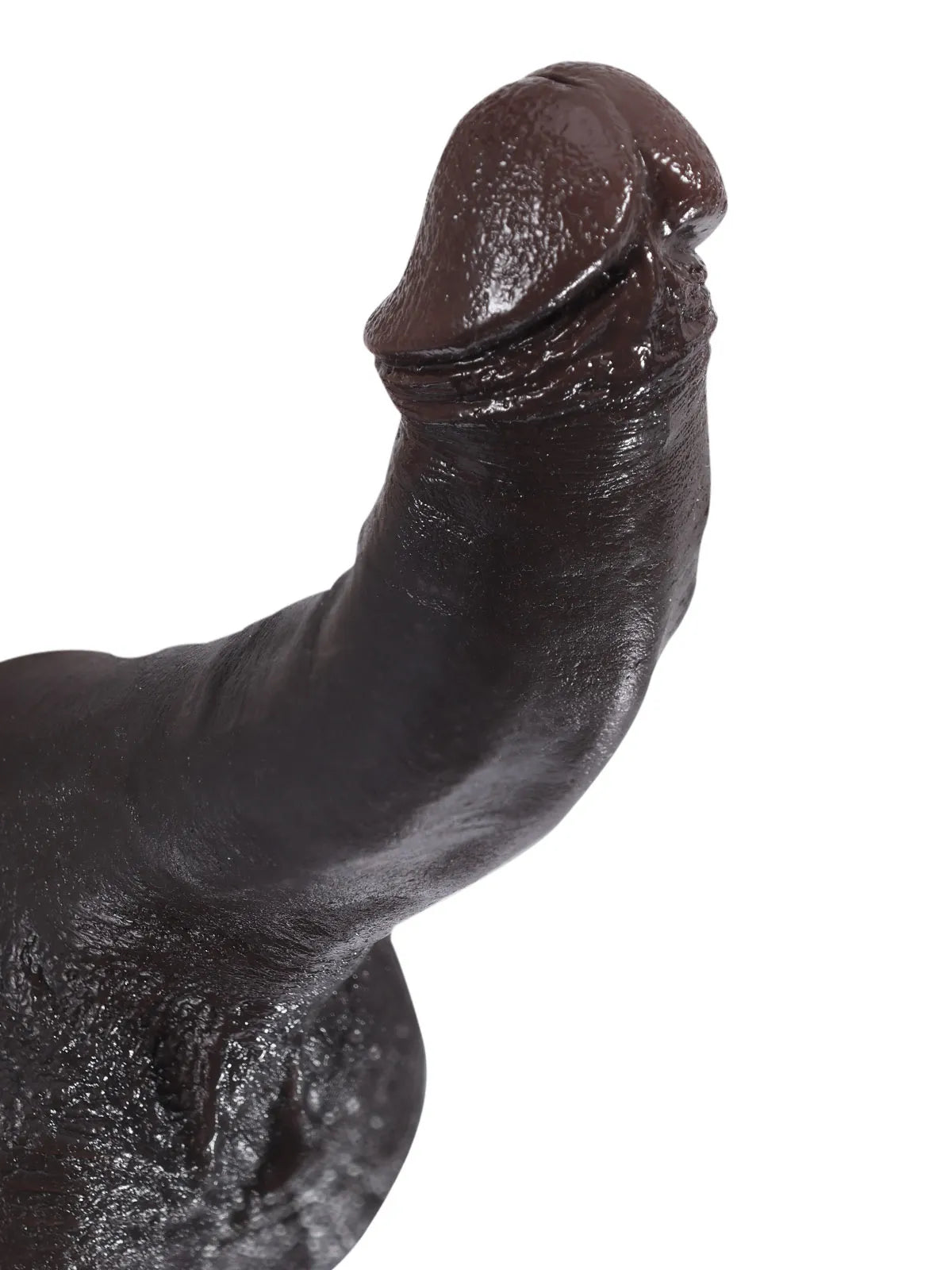 20 cm Realistisk Mjuk & Flexibel Dildo i Silikon med Keel-Design