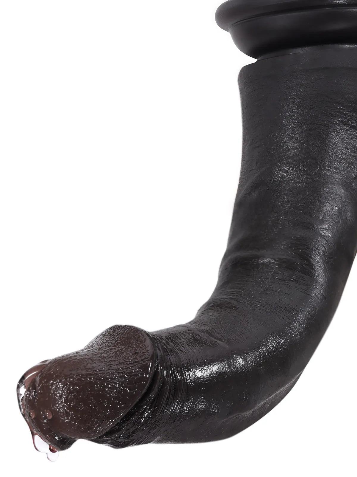 20 cm Realistisk Mjuk & Flexibel Dildo i Silikon med Keel-Design