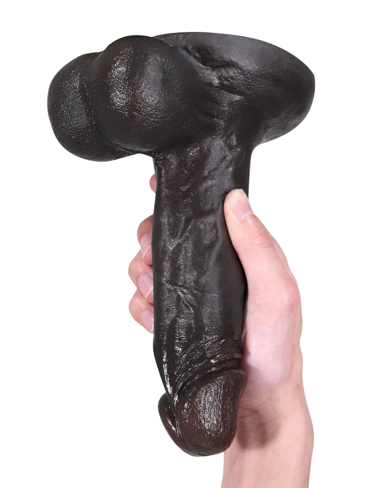 20 cm Realistisk Dildo med Stark Sugpropp och Flexibla Testiklar