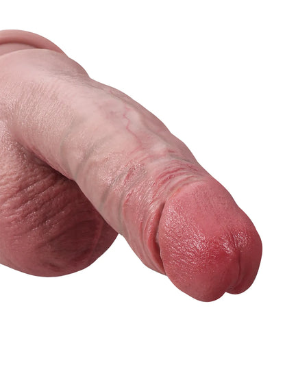 19 cm Realistisk G-punkt Dildo med Böjt Skaft