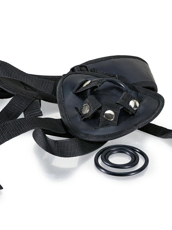 19 cm Strap On Dildo Adjustable Harness Soft Silicone with Suction Cup
