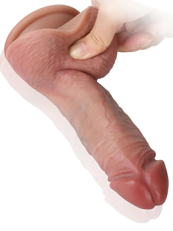 19 cm Strap On Dildo Adjustable Harness Soft Silicone with Suction Cup