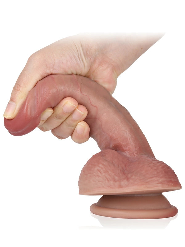 19 cm Strap On Dildo Adjustable Harness Soft Silicone with Suction Cup
