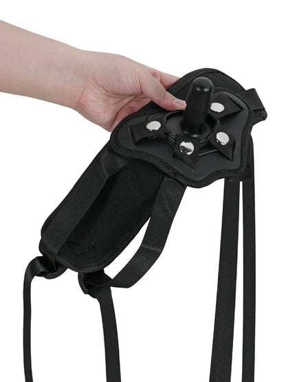 Vac-U-Lock Strap-On Sele med Säker Fästplugg för Bärbara Dildos