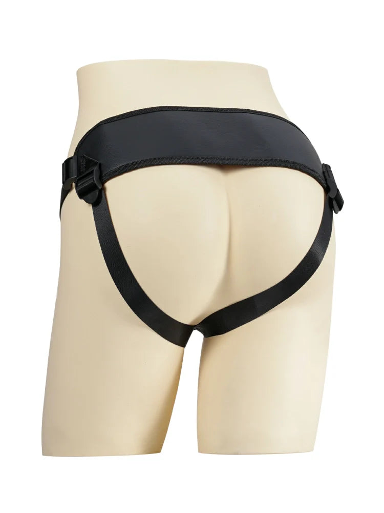 Vac-U-Lock Strap-On Sele med Säker Fästplugg för Bärbara Dildos