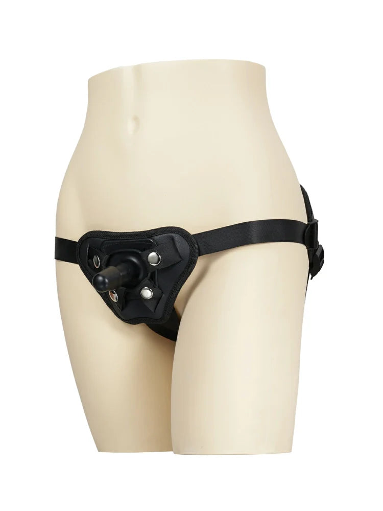 Vac-U-Lock Strap-On Sele med Säker Fästplugg för Bärbara Dildos