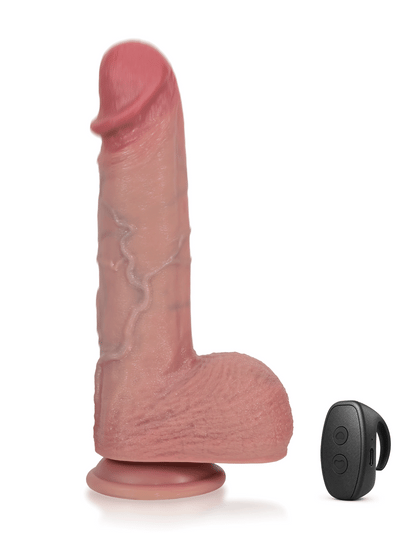 Ivan - Realistisk Thrusting Dildo med Välvt Ollon och Markerad Ryggås - 25 cm